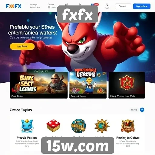 novas funcionalidades do site de jogos fxfx